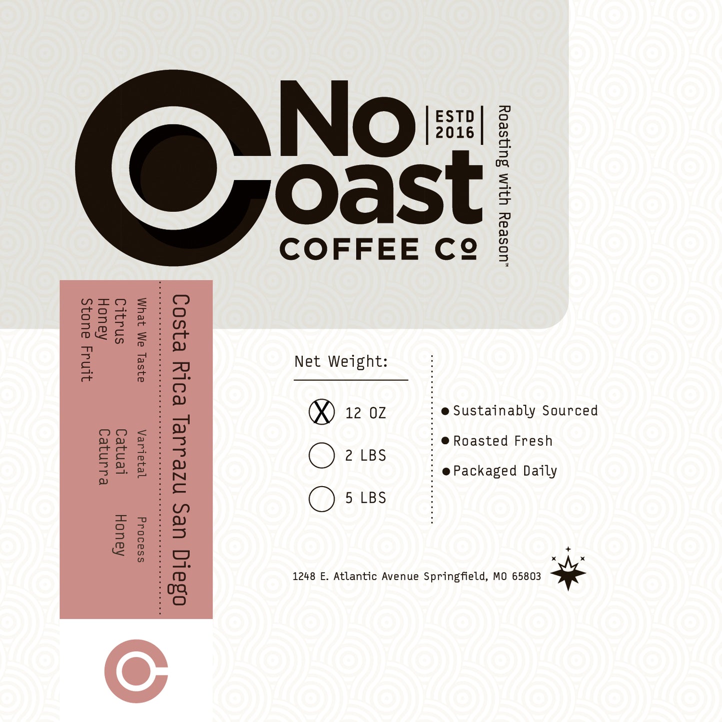 Costa Rica San Diego Honey